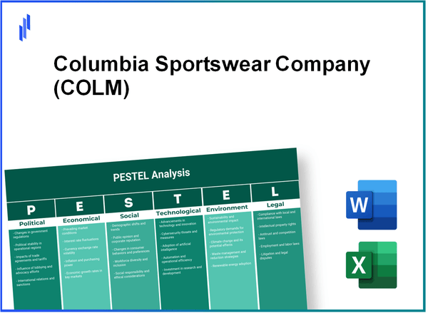 PESTEL Analysis of Columbia Sportswear Company (COLM)