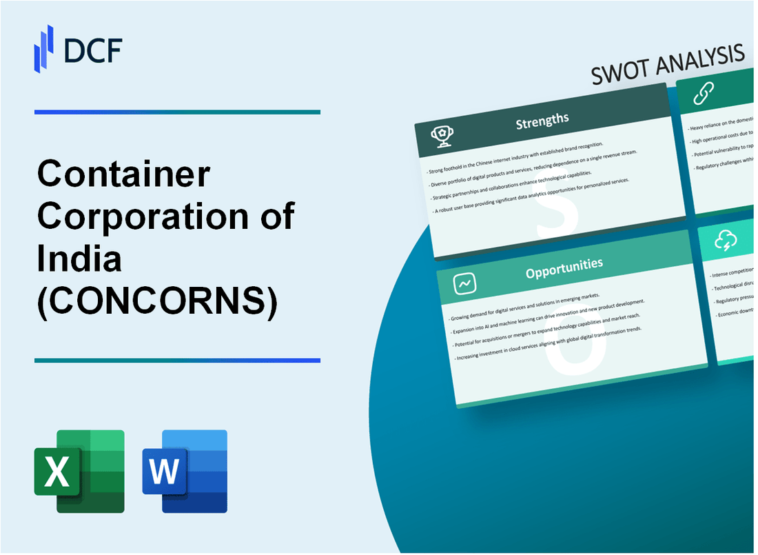 Container Corporation of India Limited (CONCOR.NS): SWOT Analysis