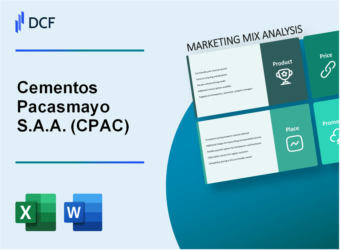 Cementos Pacasmayo S.A.A. (CPAC) Marketing Mix