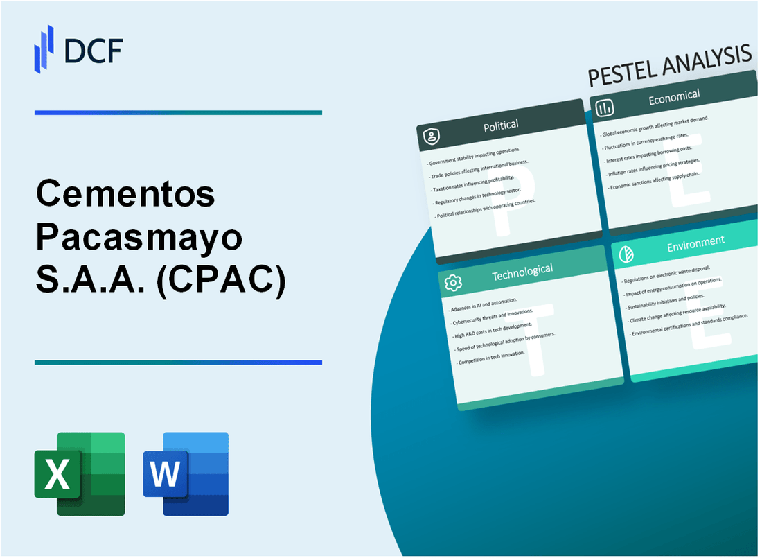 Cementos Pacasmayo S.A.A. (CPAC) PESTLE Analysis