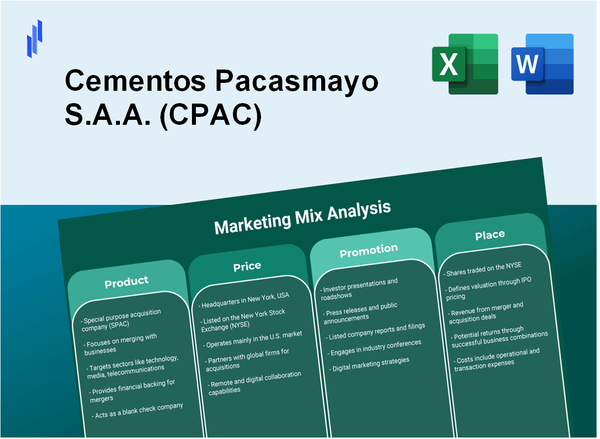 Marketing Mix Analysis of Cementos Pacasmayo S.A.A. (CPAC)