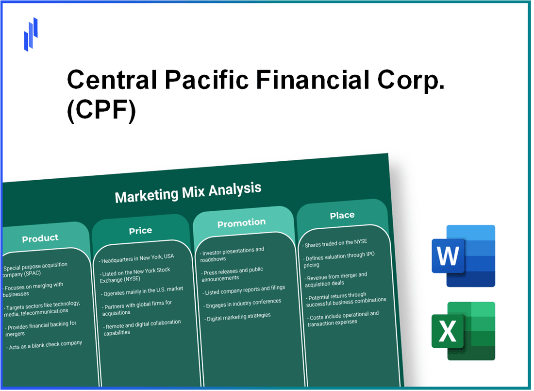 Marketing Mix Analysis of Central Pacific Financial Corp. (CPF)