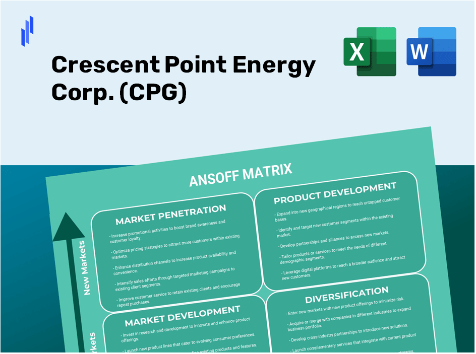 Crescent Point Energy Corp. (CPG)Ansoff Matrix