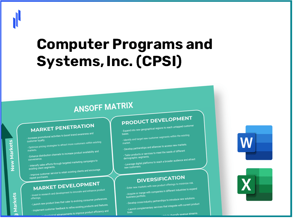 Computer Programs and Systems, Inc. (CPSI)Ansoff Matrix