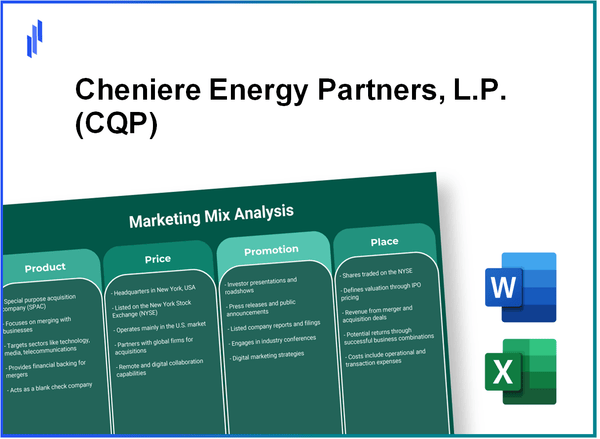 Marketing Mix Analysis of Cheniere Energy Partners, L.P. (CQP)