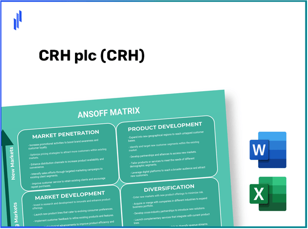 CRH plc (CRH)Ansoff Matrix