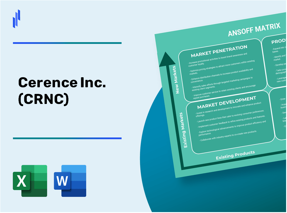 Cerence Inc. (CRNC) ANSOFF Matrix