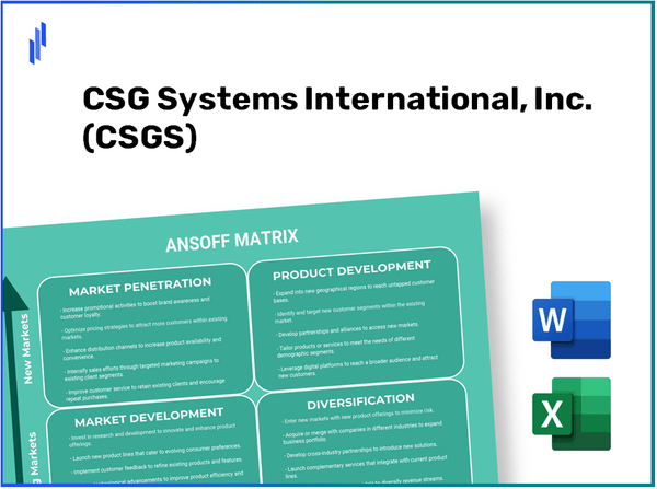 CSG Systems International, Inc. (CSGS)Ansoff Matrix