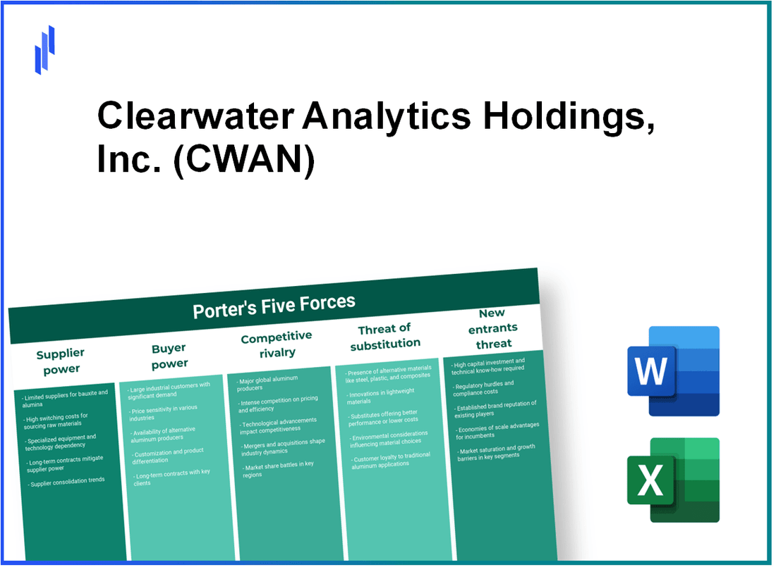 What are the Porter’s Five Forces of Clearwater Analytics Holdings, Inc. (CWAN)?