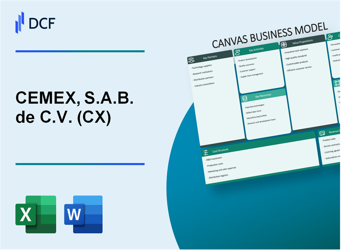 CEMEX, S.A.B. de C.V. (CX) Business Model Canvas