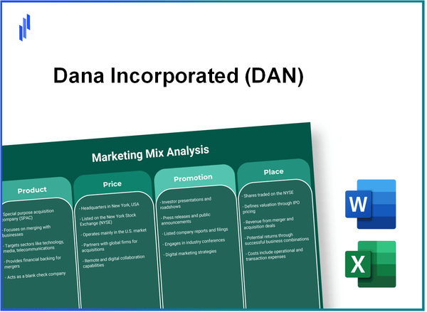 Marketing Mix Analysis of Dana Incorporated (DAN)