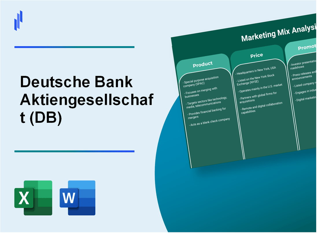 Marketing Mix Analysis of Deutsche Bank Aktiengesellschaft (DB)