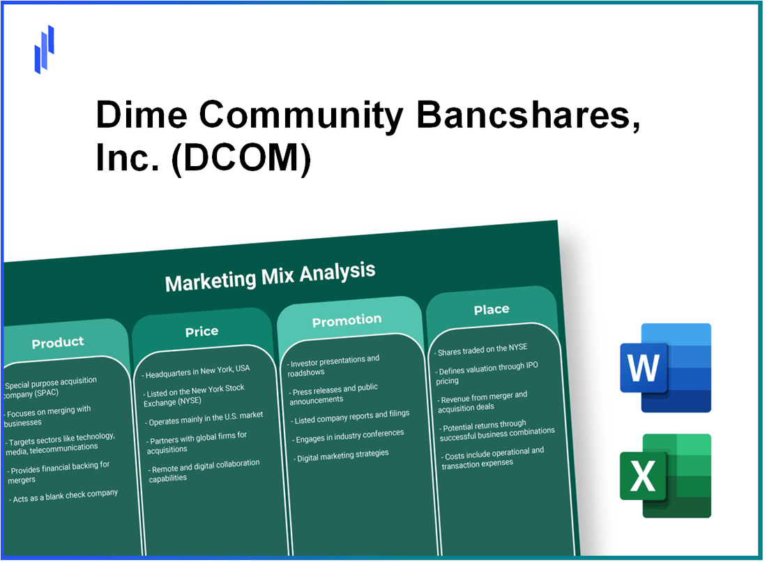 Marketing Mix Analysis of Dime Community Bancshares, Inc. (DCOM)