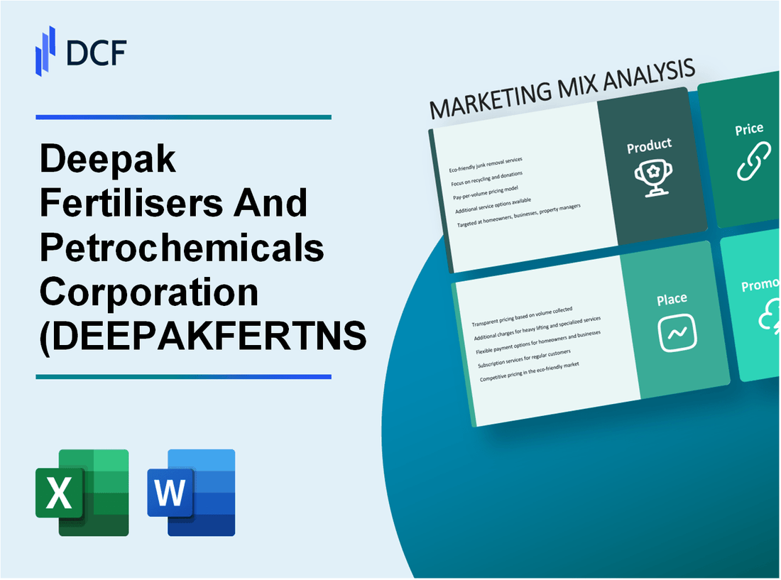 Deepak Fertilisers And Petrochemicals Corporation Limited (DEEPAKFERT.NS): Marketing Mix Analysis