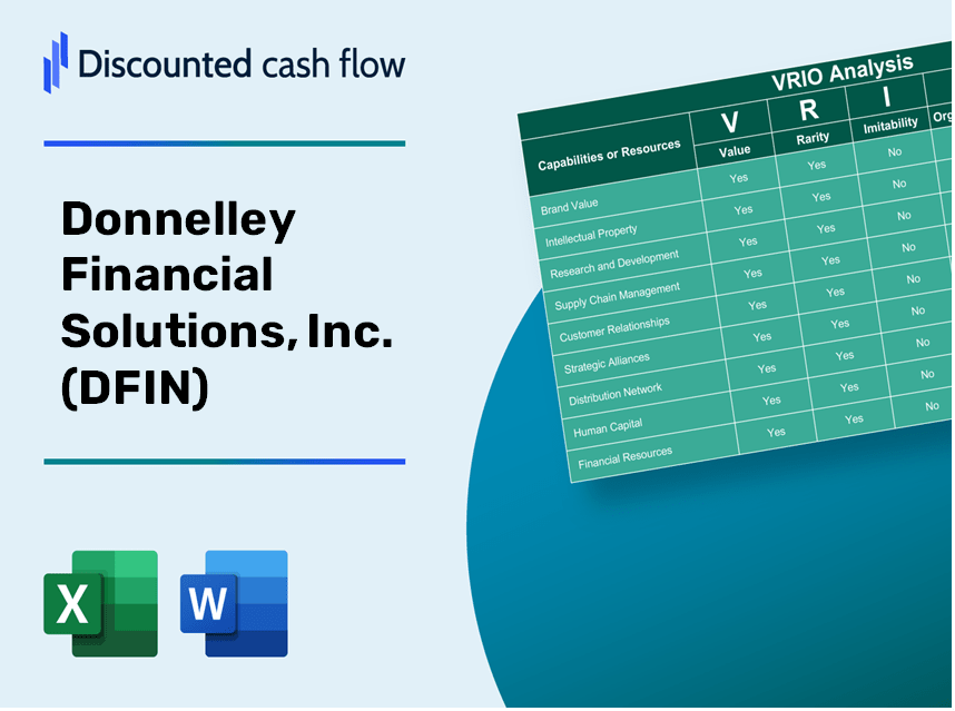 Donnelley Financial Solutions, Inc. (DFIN): VRIO Analysis [10-2024 Updated]