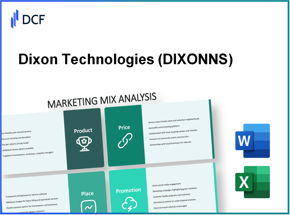 Dixon Technologies Limited (DIXON.NS): Marketing Mix Analysis