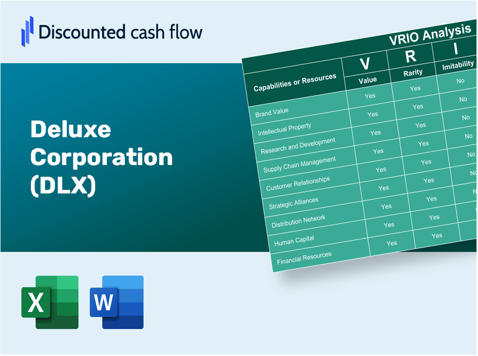 Deluxe Corporation (DLX): VRIO Analysis [10-2024 Updated]