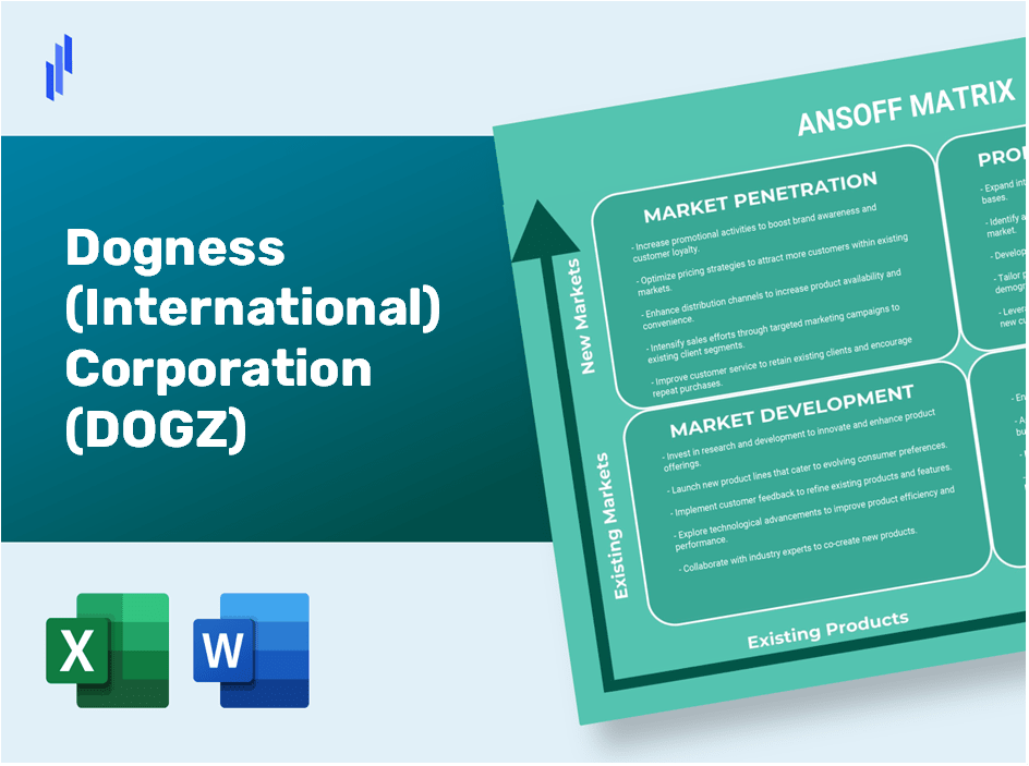 Dogness Corporation (DOGZ) ANSOFF Matrix