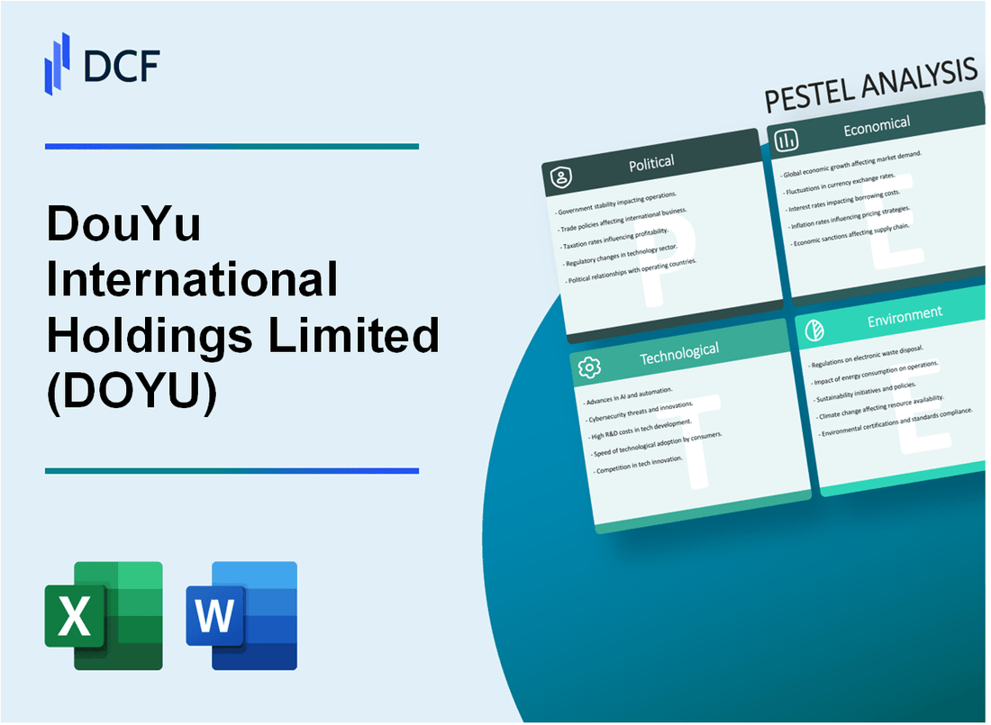 DouYu International Holdings Limited (DOYU) PESTLE Analysis