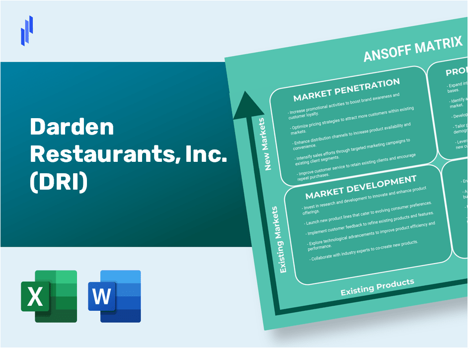 Darden Restaurants, Inc. (DRI) ANSOFF Matrix