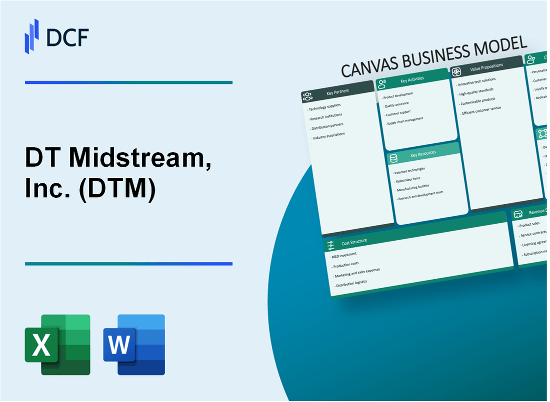 DT Midstream, Inc. (DTM) Business Model Canvas