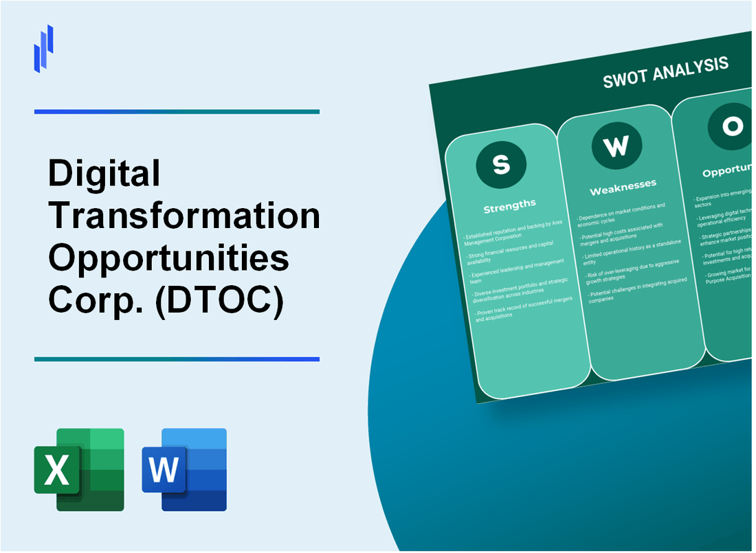 Digital Transformation Opportunities Corp. (DTOC) SWOT Analysis