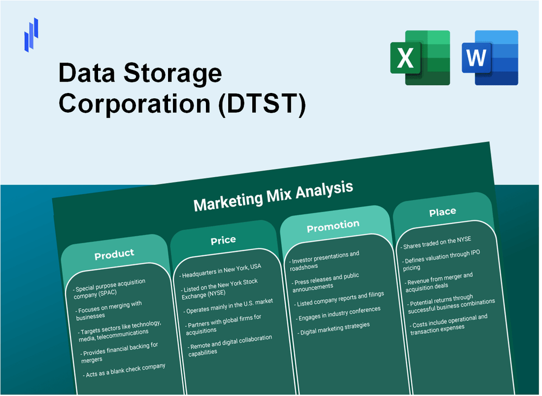 Marketing Mix Analysis of Data Storage Corporation (DTST)