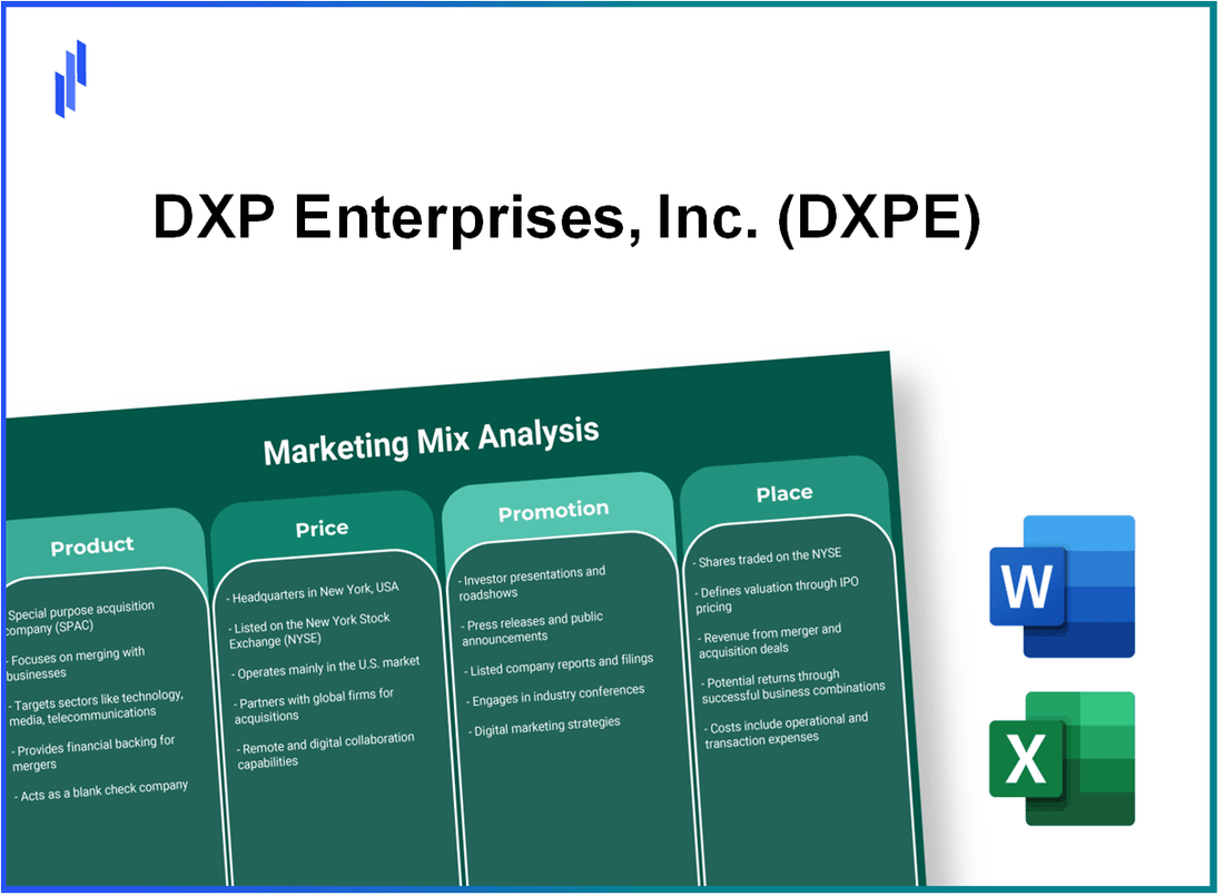 Marketing Mix Analysis of DXP Enterprises, Inc. (DXPE)