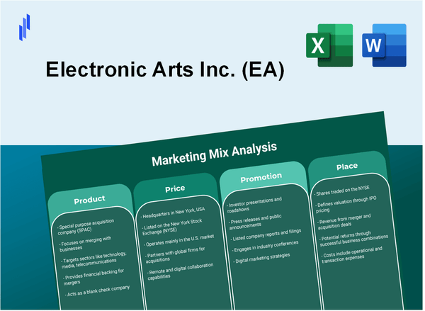 Marketing Mix Analysis of Electronic Arts Inc. (EA)