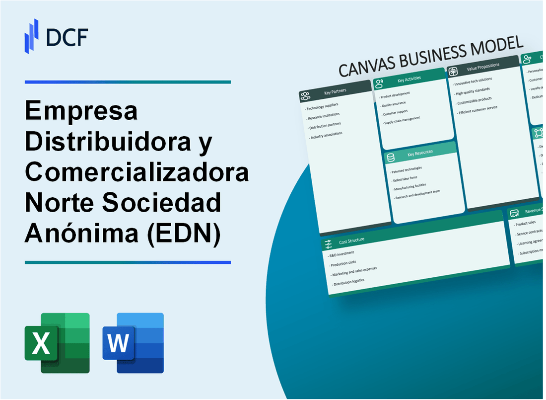 Empresa Distribuidora y Comercializadora Norte Sociedad Anónima (EDN) Business Model Canvas