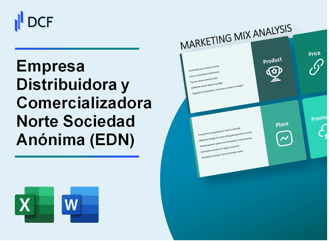 Empresa Distribuidora y Comercializadora Norte Sociedad Anónima (EDN) Marketing Mix