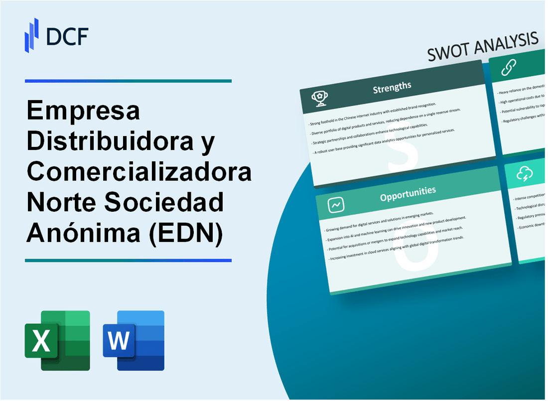 Empresa Distribuidora y Comercializadora Norte Sociedad Anónima (EDN) SWOT Analysis