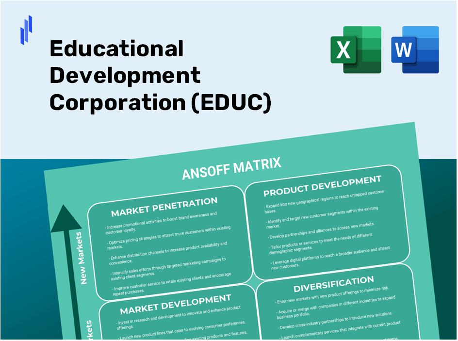 Educational Development Corporation (EDUC) ANSOFF Matrix