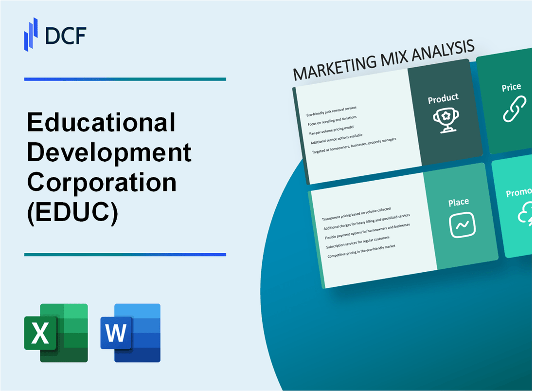 Educational Development Corporation (EDUC) Marketing Mix