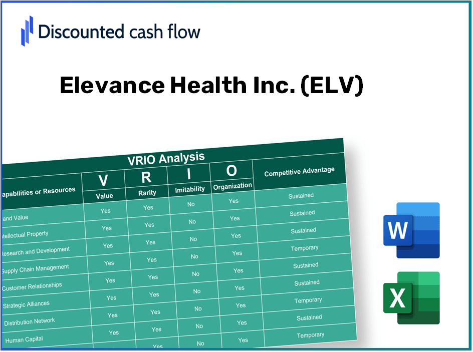 Elevance Health Inc. (ELV): VRIO Analysis [10-2024 Updated]