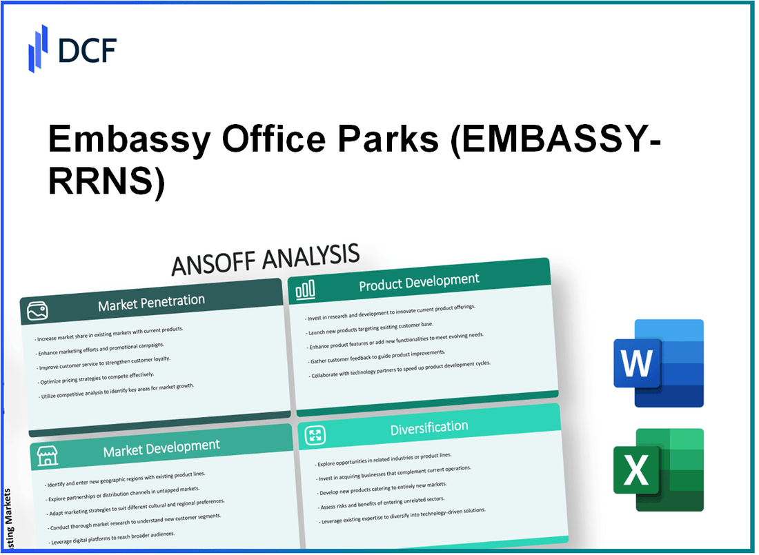 EMBASSY OFFICE PAR (EMBASSY-RR.NS): Ansoff Matrix