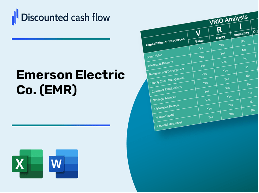 Emerson Electric Co. (EMR): VRIO Analysis [10-2024 Updated]