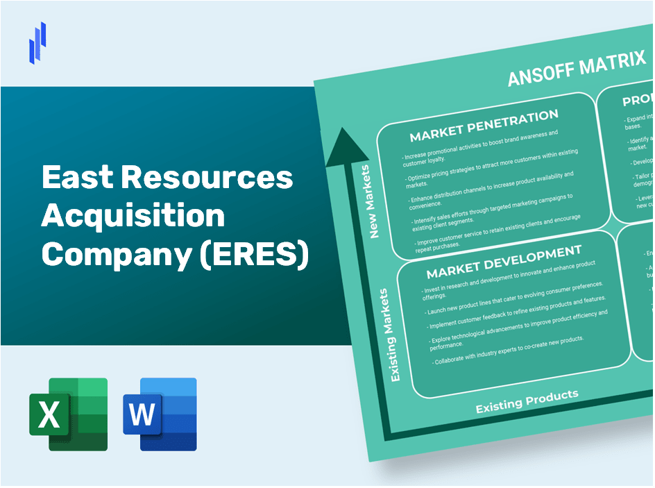 East Resources Acquisition Company (ERES)Ansoff Matrix