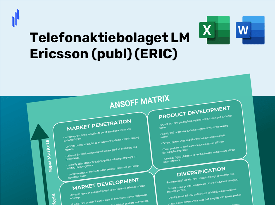 Telefonaktiebolaget LM Ericsson (publ) (ERIC)Ansoff Matrix