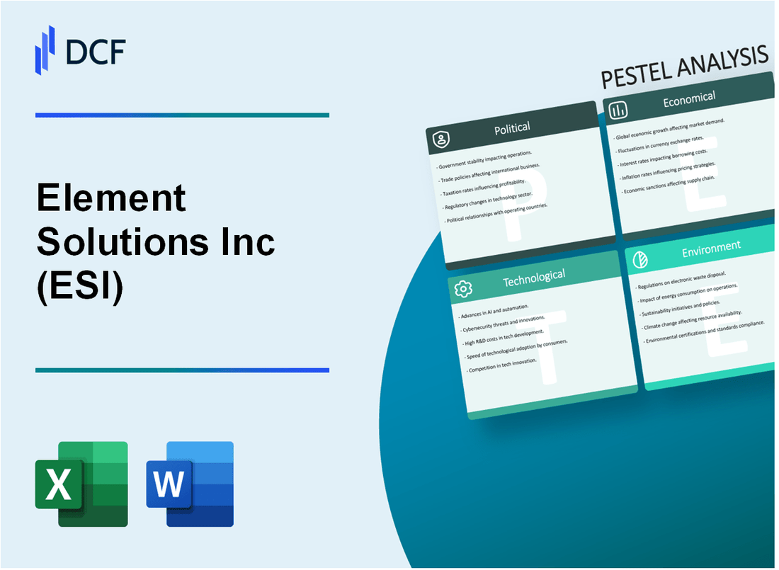 Element Solutions Inc (ESI) PESTLE Analysis