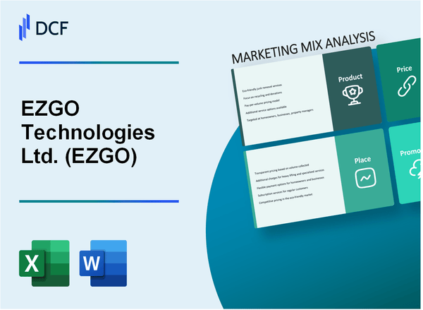 EZGO Technologies Ltd. (EZGO) Marketing Mix