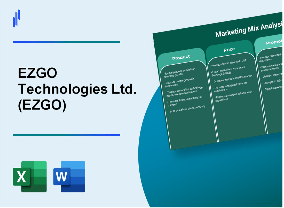 Marketing Mix Analysis of EZGO Technologies Ltd. (EZGO)