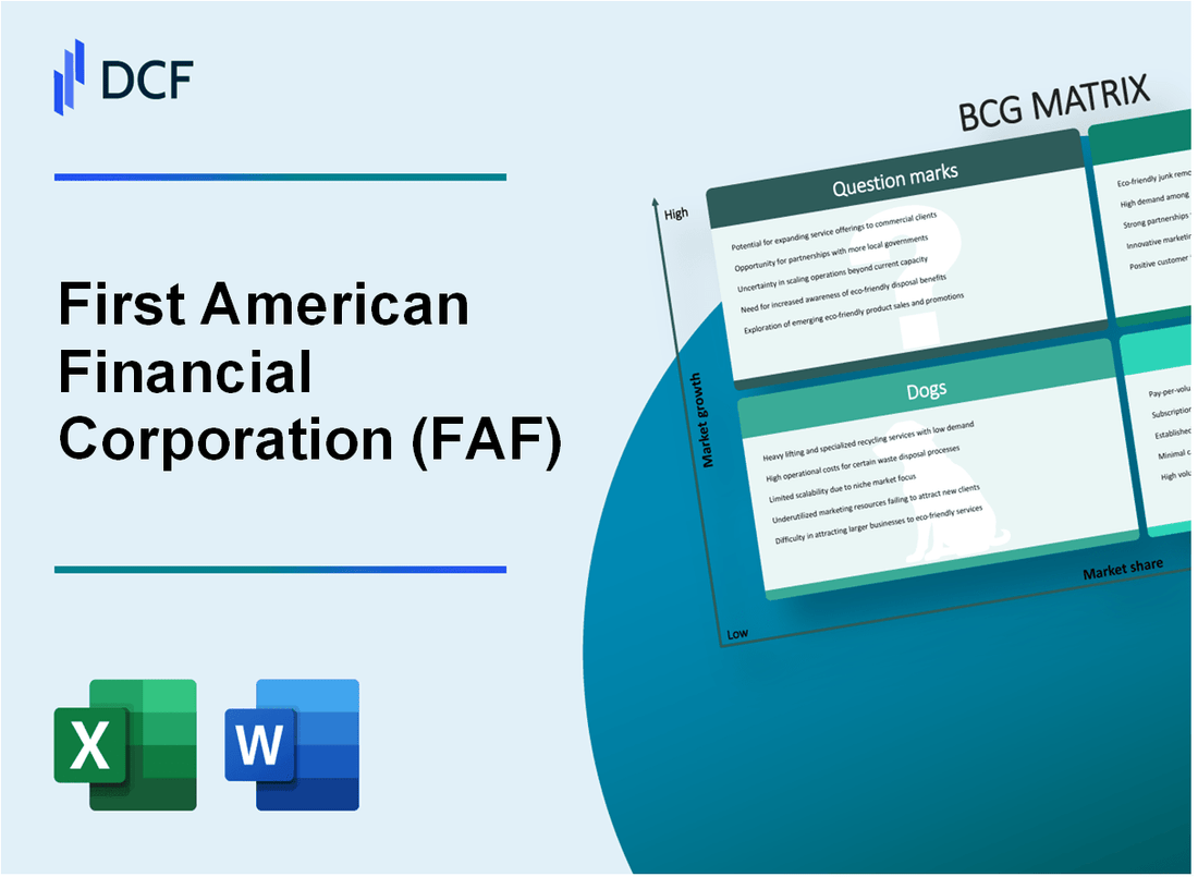 First American Financial Corporation (FAF) BCG Matrix