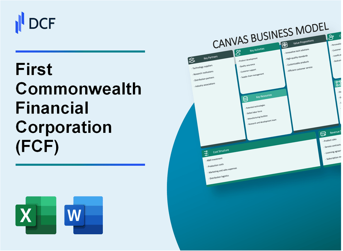 First Commonwealth Financial Corporation (FCF) Business Model Canvas