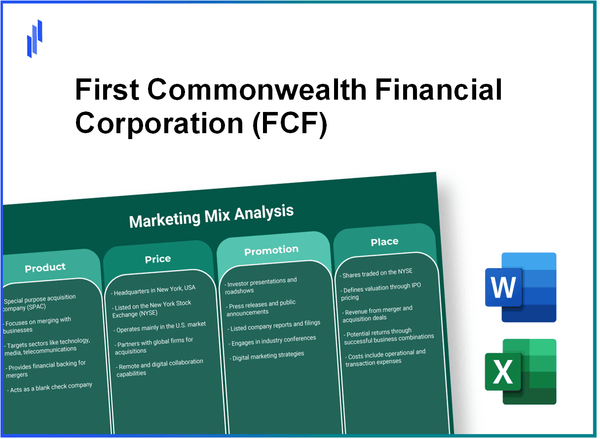 Marketing Mix Analysis of First Commonwealth Financial Corporation (FCF)