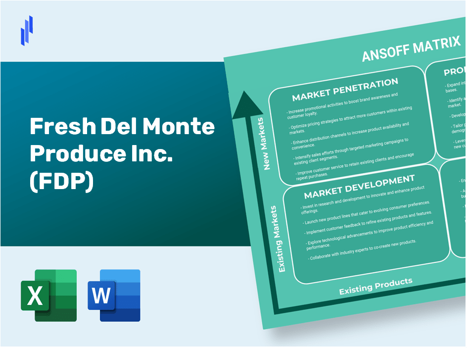 Fresh Del Monte Produce Inc. (FDP) ANSOFF Matrix