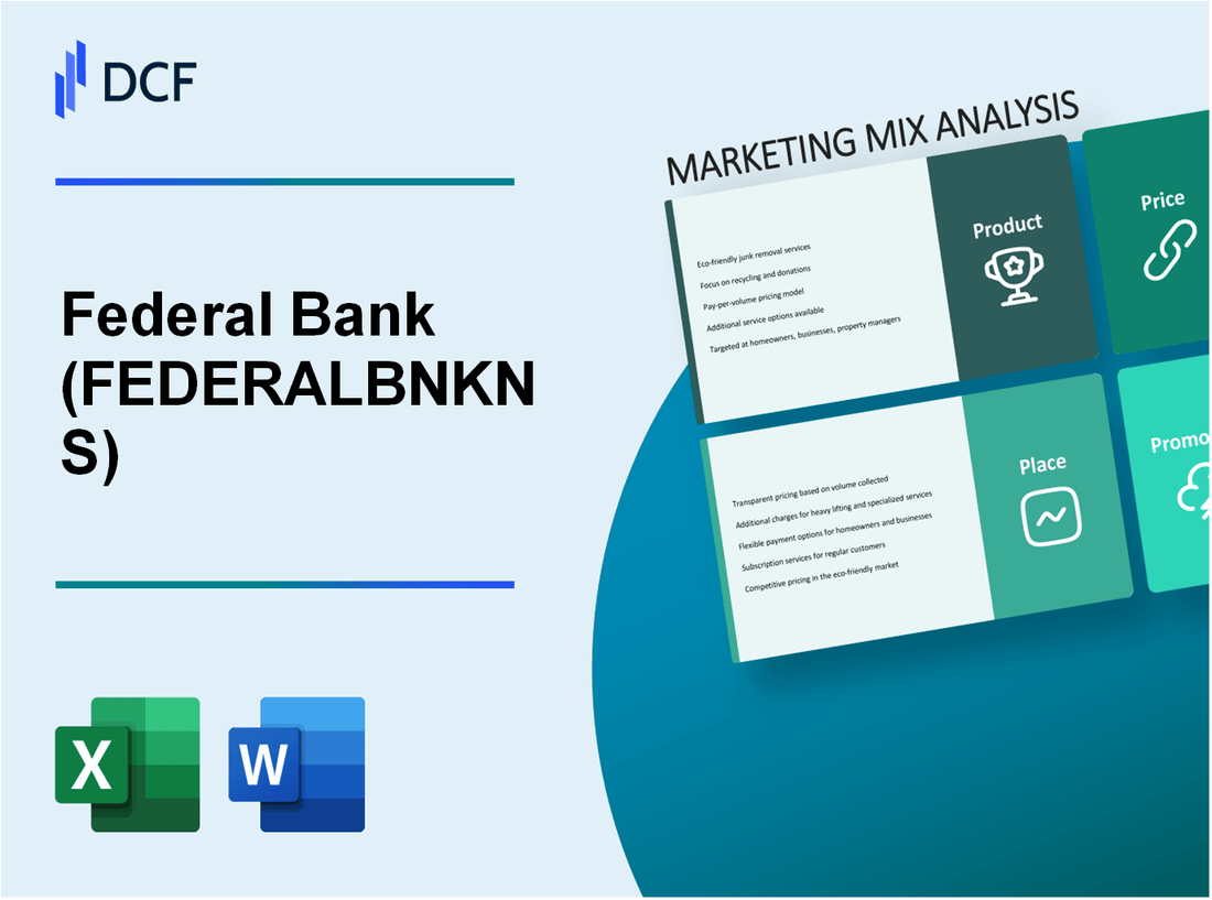 The Federal Bank Limited (FEDERALBNK.NS): Marketing Mix Analysis