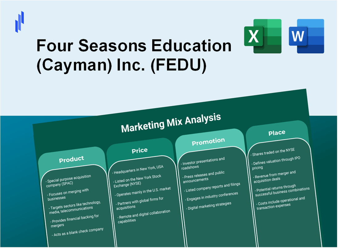 Marketing Mix Analysis of Four Seasons Education (Cayman) Inc. (FEDU)