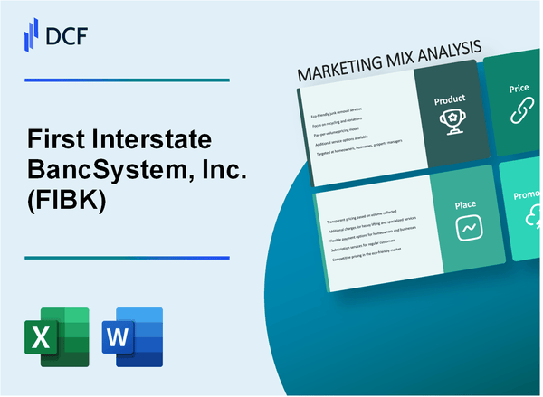 First Interstate BancSystem, Inc. (FIBK) Marketing Mix