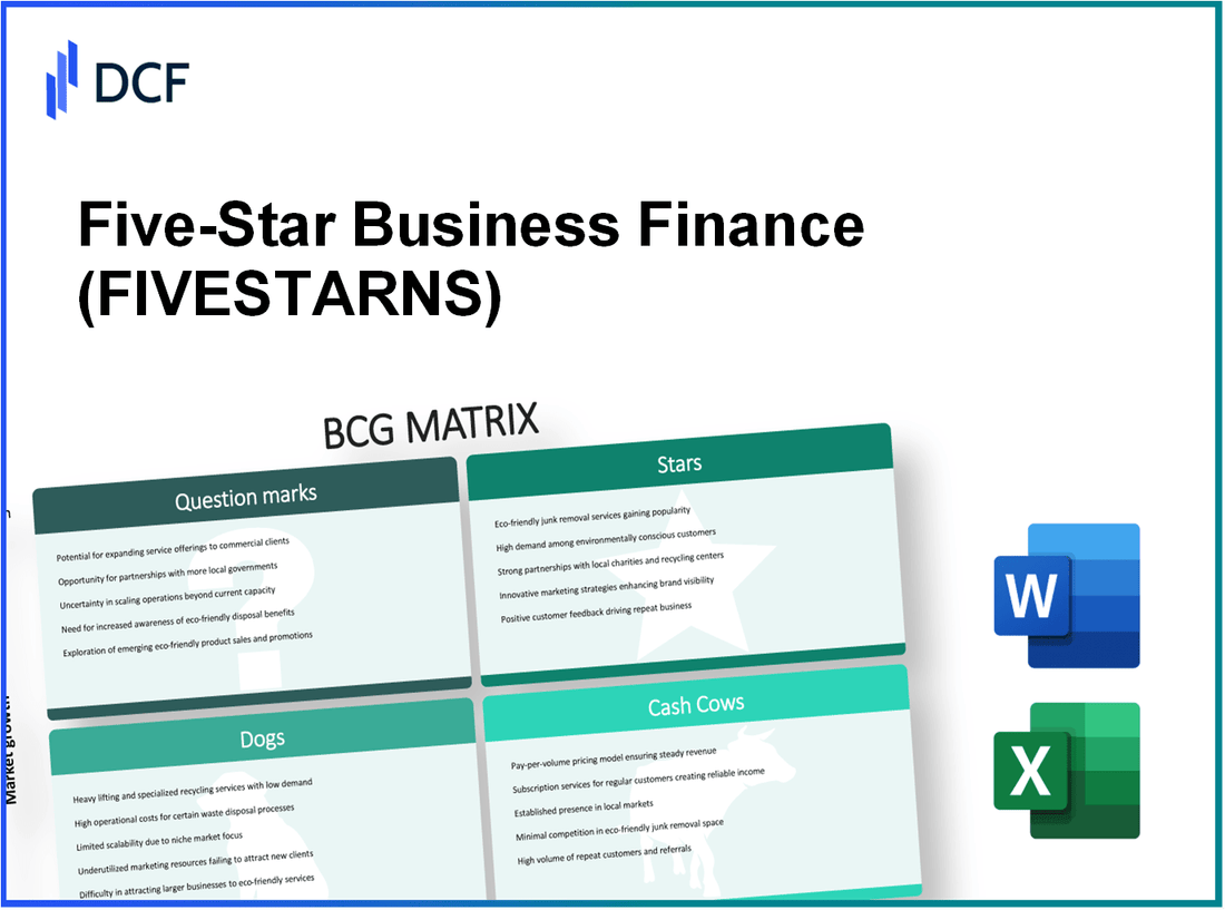 Five-Star Business Finance Limited (FIVESTAR.NS): BCG Matrix